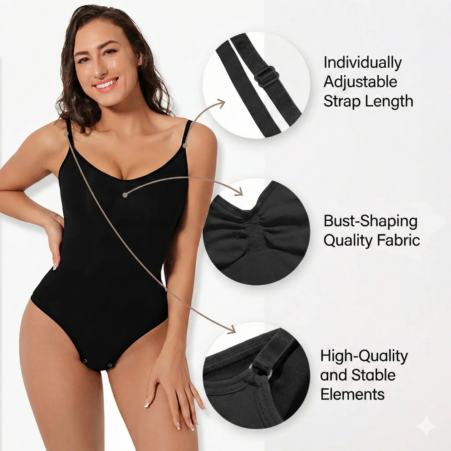 Shaping Bodysuit – Black
