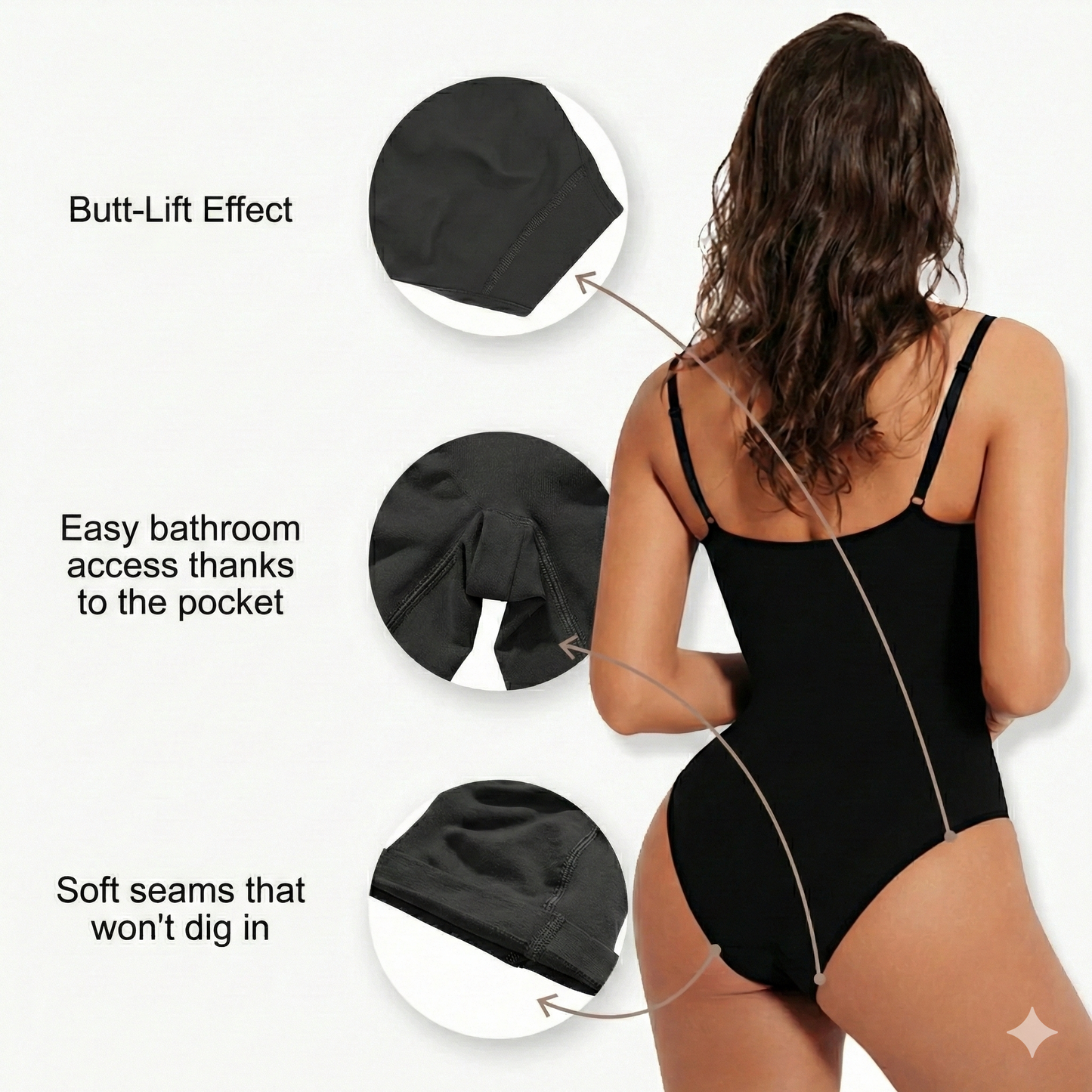 Shaping Bodysuit – Black